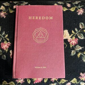 Heredom Volume 9 2001 Freemasonry OCCULT JACK THE RIPPER KNIGHTS TEMPLAR Masons